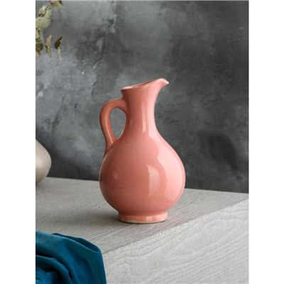 Кувшин керамический "Шираз", 1,4 л, розовый, 1 сорт, Иран