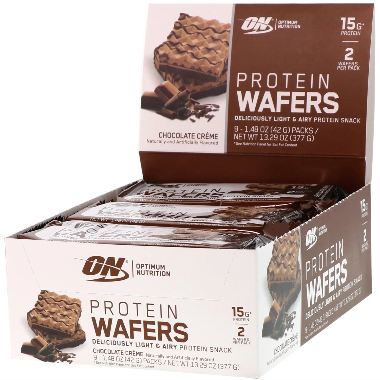 Optimum Nutrition Protein Wafers 9 * 42 г