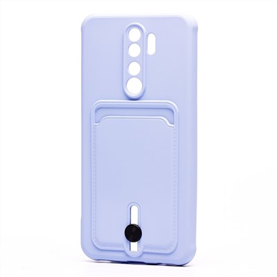 Чехол-накладка - SC304 с картхолдером для "Xiaomi Redmi Note 8 Pro" (light violet) (208791)