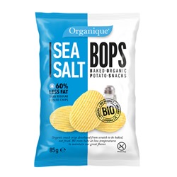 Снеки картофельные запечёные "Bops", с морской солью Organique, 85 г