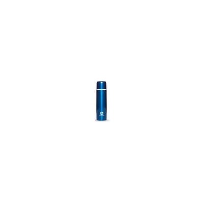 Термос 1000мл (26ч) узкое горло, глухая пробка, синий