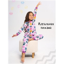 IvDt-ПЖ0188 Пижама детская теплая "Лапуля"