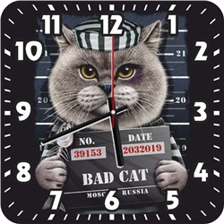 Часы  Плохой кот 970