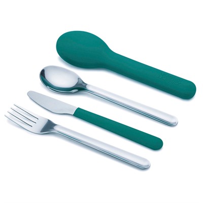 Набор столовых приборов "Cutlery Set", изумрудный Joseph Joseph, 4 шт