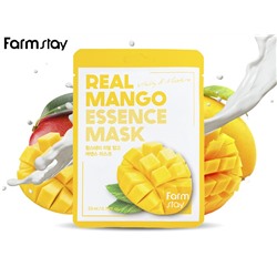 Витаминная тканевая маска с Манго FarmStay Real Mango Essence Mask, 23 ml