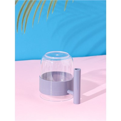 Кружка пластиковая Доляна «Стиль», 350 мл, цвет фиолетовый