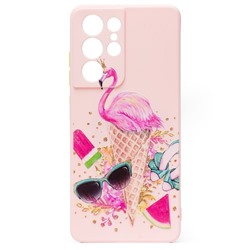 Чехол-накладка - SC246 для "Samsung SM-G998 Galaxy S21 Ultra" (003) (pink)