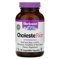 Bluebonnet Nutrition, CholesteRice, 90 Vegetable Capsules