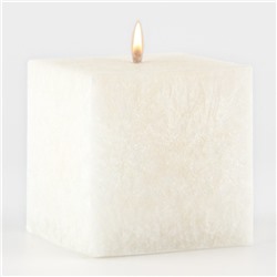 Свеча интерьерная For comfort, белая, 5 х 5 см