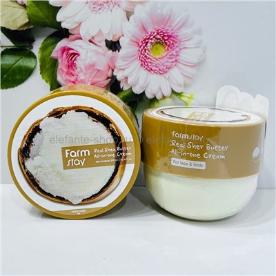 Крем FarmStay Real Shea Butter All-In-One Cream 300ml (125)