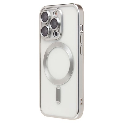 Чехол-накладка - SM027 SafeMag для "Apple iPhone 14 Pro" (silver) (232358)