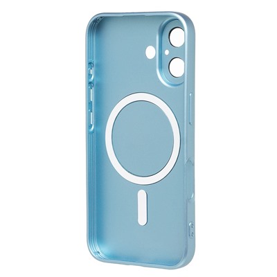 Чехол-накладка - SM020 Matte SafeMag для "Apple iPhone 16" (light blue) (234701)