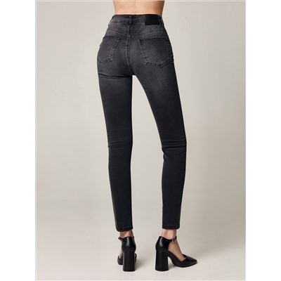 Брюки джинсовые женские CONTE CON-521 Джинсы skinny на пуговицах