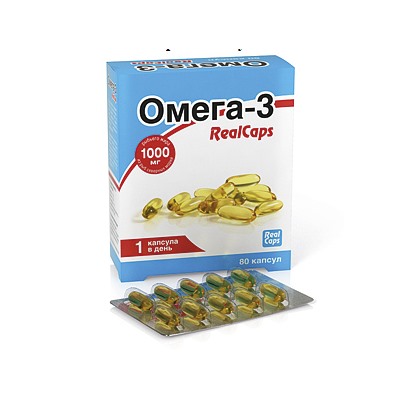 ОМЕГА-3 REALCAPS 1,4 N80 КАПС