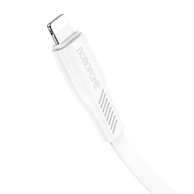 Кабель USB - Apple lightning Borofone BX85  100см 2,4A  (white)