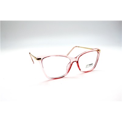 Компьютерные очки c футляром - CLAZIANO TR90 9010 розовый прозрачный