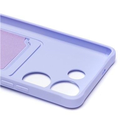 Чехол-накладка - SC304 с картхолдером для "TECNO Camon 20" (light violet) (228175)