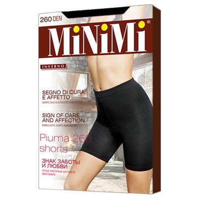 Piuma 260 Shorts MiNiMi Теплые эластичные шортики из микрофибры с мягким ворсом на внутренней стороне