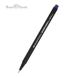 Ручка капиллярная (ФАЙНЛАЙНЕР) "SLIMLINE" синяя 0.36мм 36-0022 Bruno Visconti