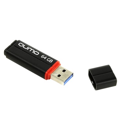 Флэш накопитель USB 64 Гб Qumo Speedster 3.0 (black)