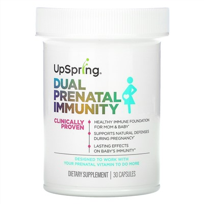 UpSpring, Dual Prenatal Immunity, 30 Capsules