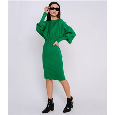 Платье #КТ2198 (1), зелёный