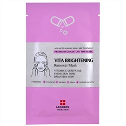 Leaders, Vita Brightening, восстанавливающая осветляющая маска, 1 шт., 25 мл