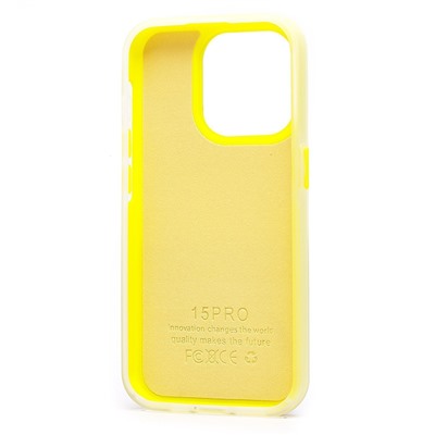 Чехол-накладка - SC346 для "Apple iPhone 15 Pro" (yellow) (232457)