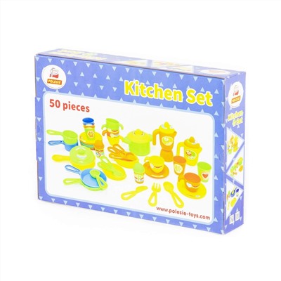 321214 Полесье Набор детской посуды (50 элементов) (в коробке)
