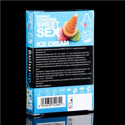 Презервативы Domino sweet sex ice cream,3 шт.