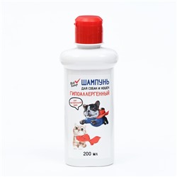 Шампунь "МОЙ ВЫБОР" гипоаллергенный, для чувствительной кожи, для собаки кошек, 200 мл