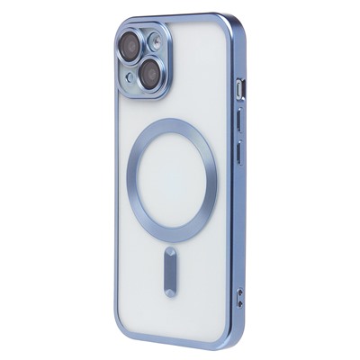 Чехол-накладка - SM027 SafeMag для "Apple iPhone 15" (blue) (232347)