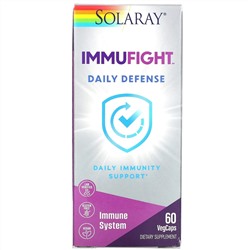 Solaray, ImmuFight, Daily Defense, 60 VegCaps
