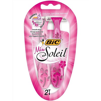 Станок для бритья одноразовый BiC Soleil Miss (2шт.) для женщин