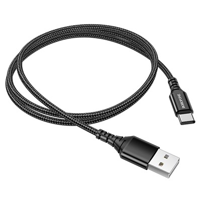 Кабель USB - Type-C Borofone BX54 Ultra bright (повр. уп.)  100см 2,4A  (black)