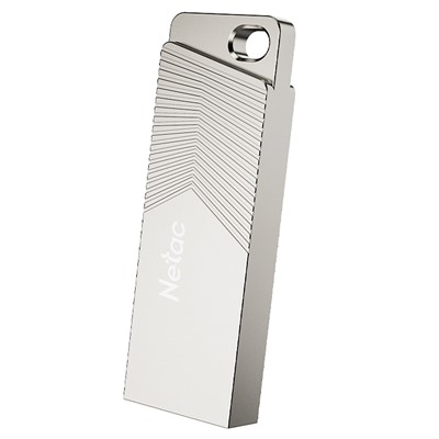 Флэш накопитель USB 128 Гб Netac UM1 3.2 (white/silver)