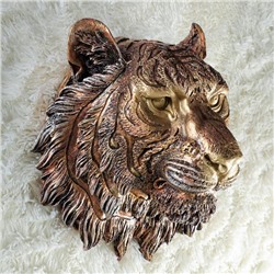 Подвесной декор "Голова тигра" бронза