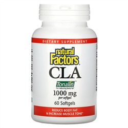 Natural Factors, CLA, 1,000 mg, 60 Softgels