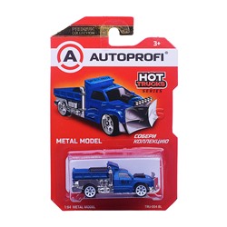 Машинка коллекционная 1:64, Серия Hot Trucks, синий