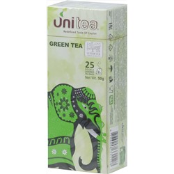 UNITEA. Green tea 37,5 гр. карт.пачка, 25 пак.