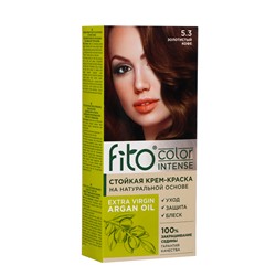 Стойкая крем-краска для волос Fito color intense тон 5.3 золотистый кофе, 115 мл