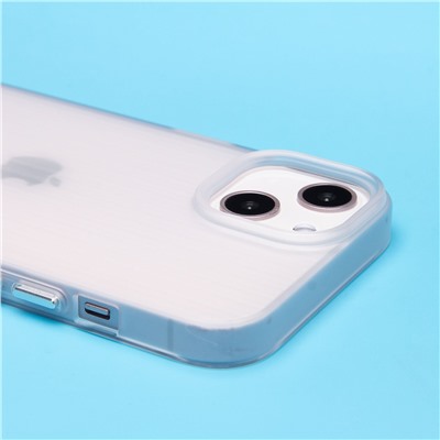 Чехол-накладка - PC089 для "Apple iPhone 14/iPhone 13" (matte transparent)