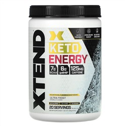 Xtend, Keto Energy, со вкусом «Ультрасвежесть», 330 г (11,6 унции)