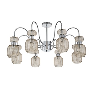 Светильник на штанге Escada 1141/8PL E14*60W Chrome/Beige