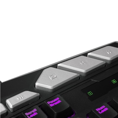 Клавиатура Defender GK-100DL Doom Keeper мембранная игровая с подсветкой USB (black)