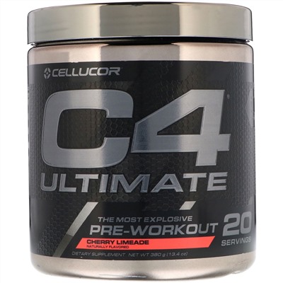 Cellucor, C4 Ultimate, предтренировочный, вишневый лаймад, 13,4 унц. (380 г)