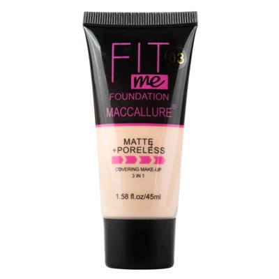 Maccallure  тональный крем  Fit me matte+poreless, тон 03