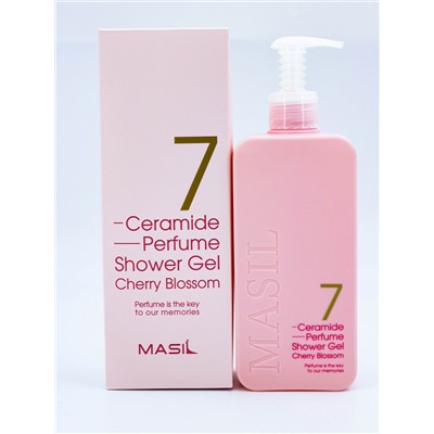 MASIL - ГЕЛЬ ДЛЯ ДУША 7 CERAMIDE PERFUME SHOWER GEL (CHERRY BLOSSOM), 500 МЛ.