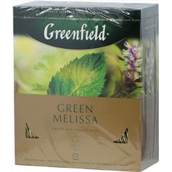 Greenfield. Green Melissa карт.пачка, 100 пак.