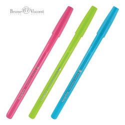 Ручка шариковая 0.7 мм "GripWrite Special" синяя (3 цвета корпуса) 20-0326/04 Bruno Visconti
